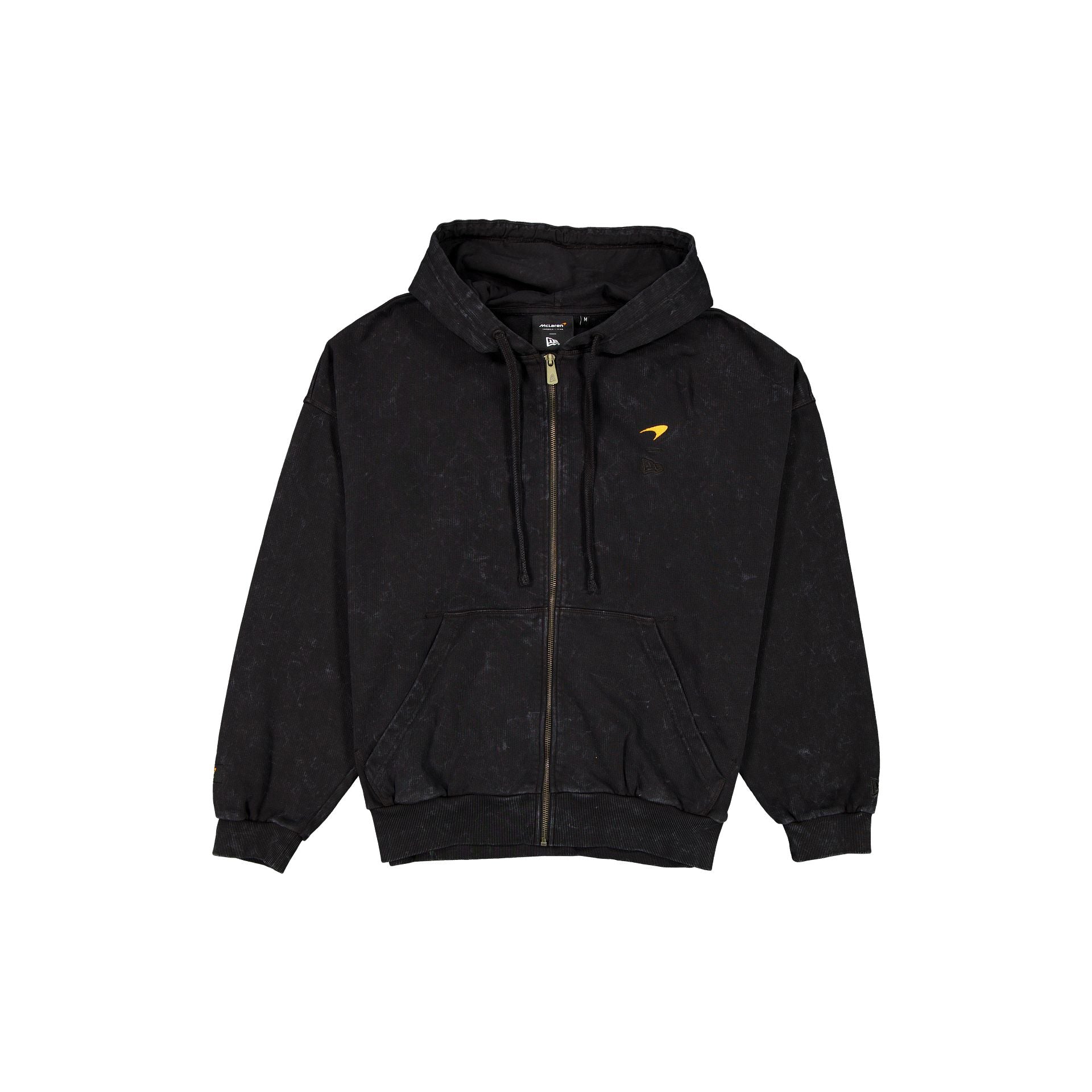 McLaren Formula 1 Team Washed Black Oversized Full-Zip Hoodie