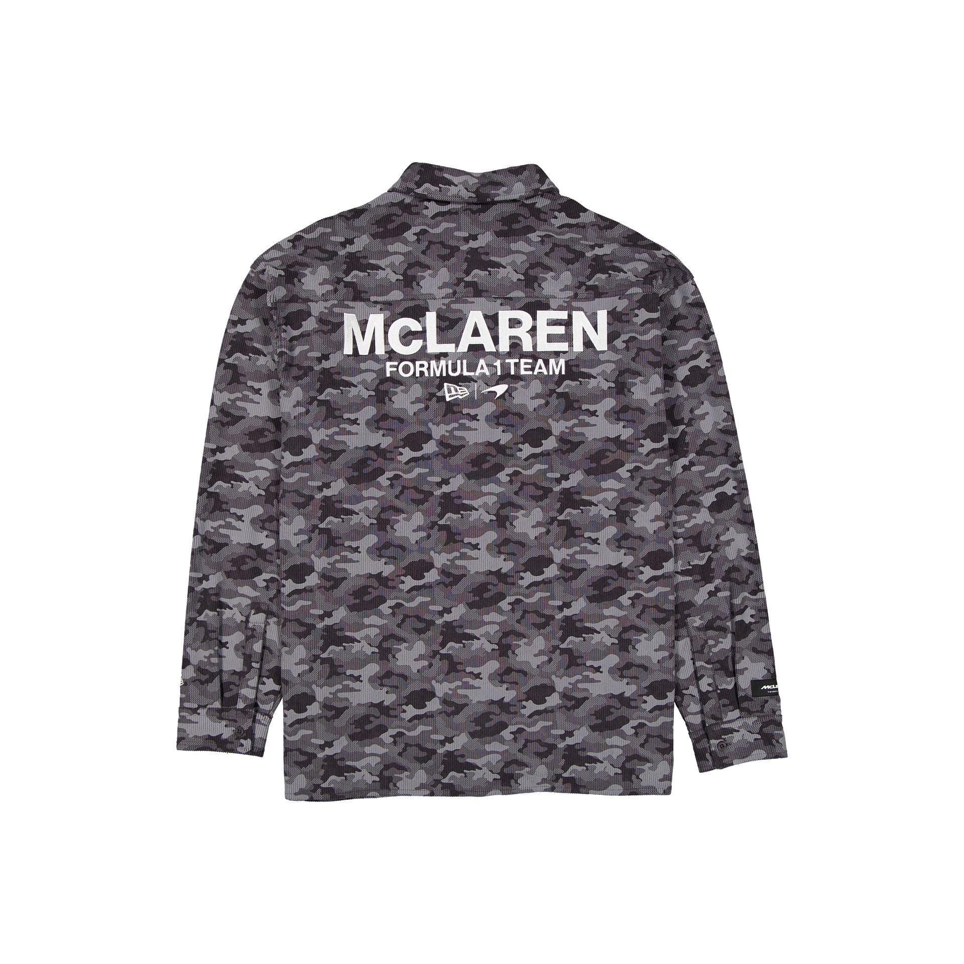 McLaren Formula 1 Team Gray Camo Long Sleeve Shirt - Image 2