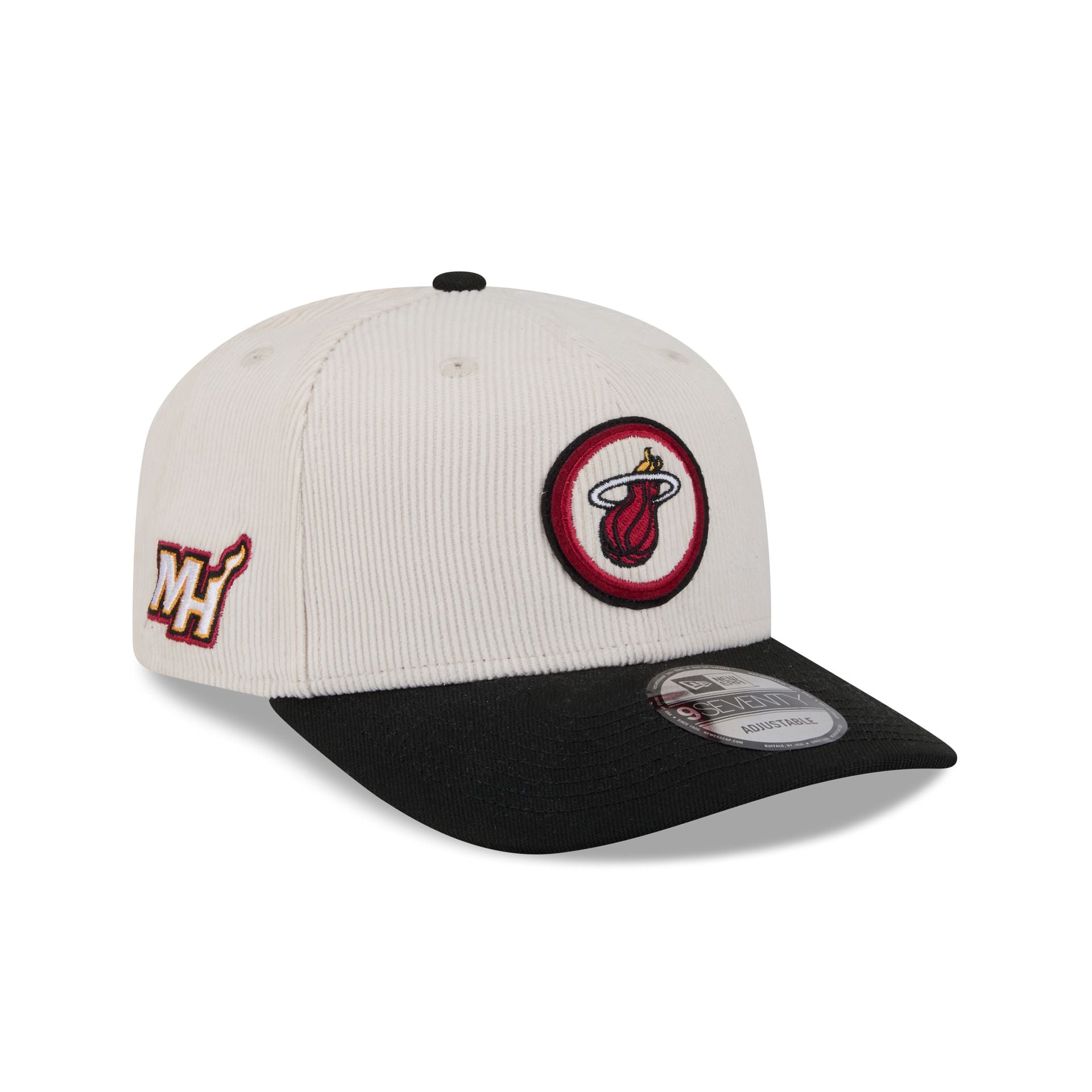 Miami Heat Loyal Corduroy 9SEVENTY Stretch-Snap Hat