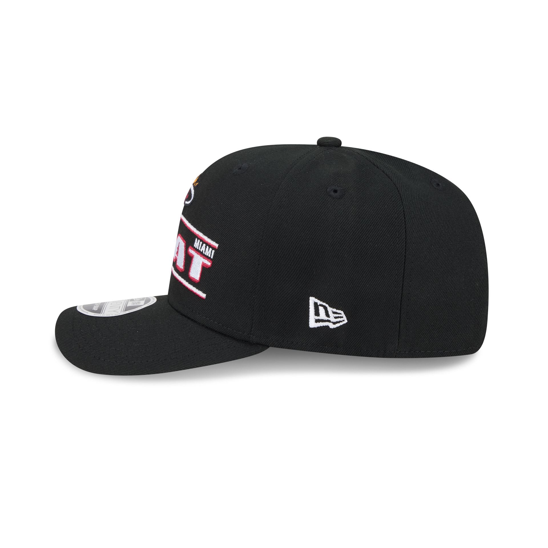 Miami Heat Stated 9SEVENTY Stretch-Snap Hat - Image 4