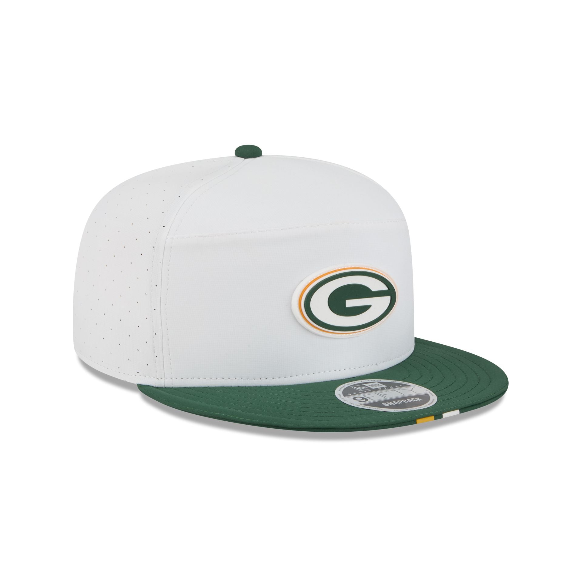 Green Bay Packers 2025 Training Split Panel 9FIFTY Snapback Hat - Image 3