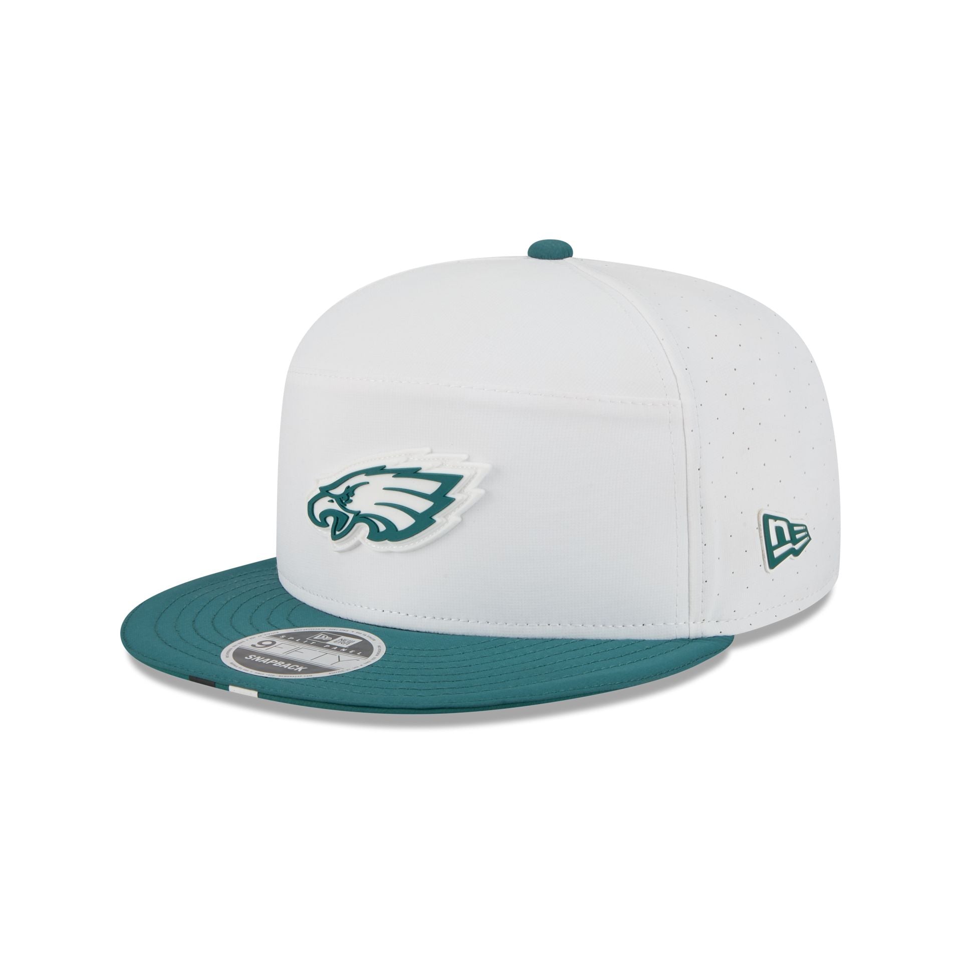 Philadelphia Eagles 2025 Training Split Panel 9FIFTY Snapback Hat