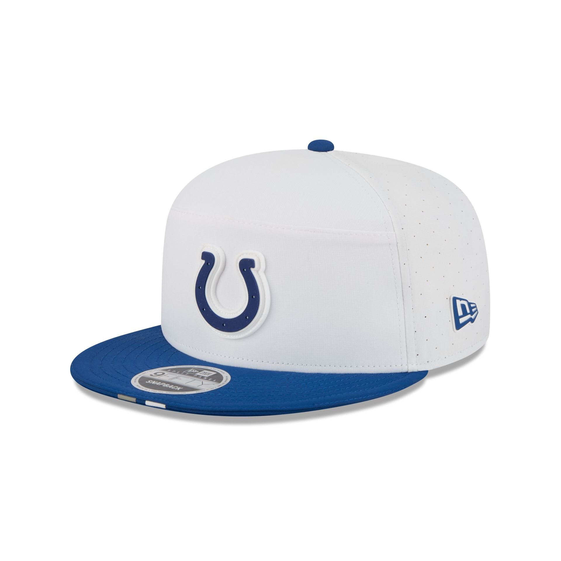Indianapolis Colts 2025 Training Split Panel 9FIFTY Snapback Hat