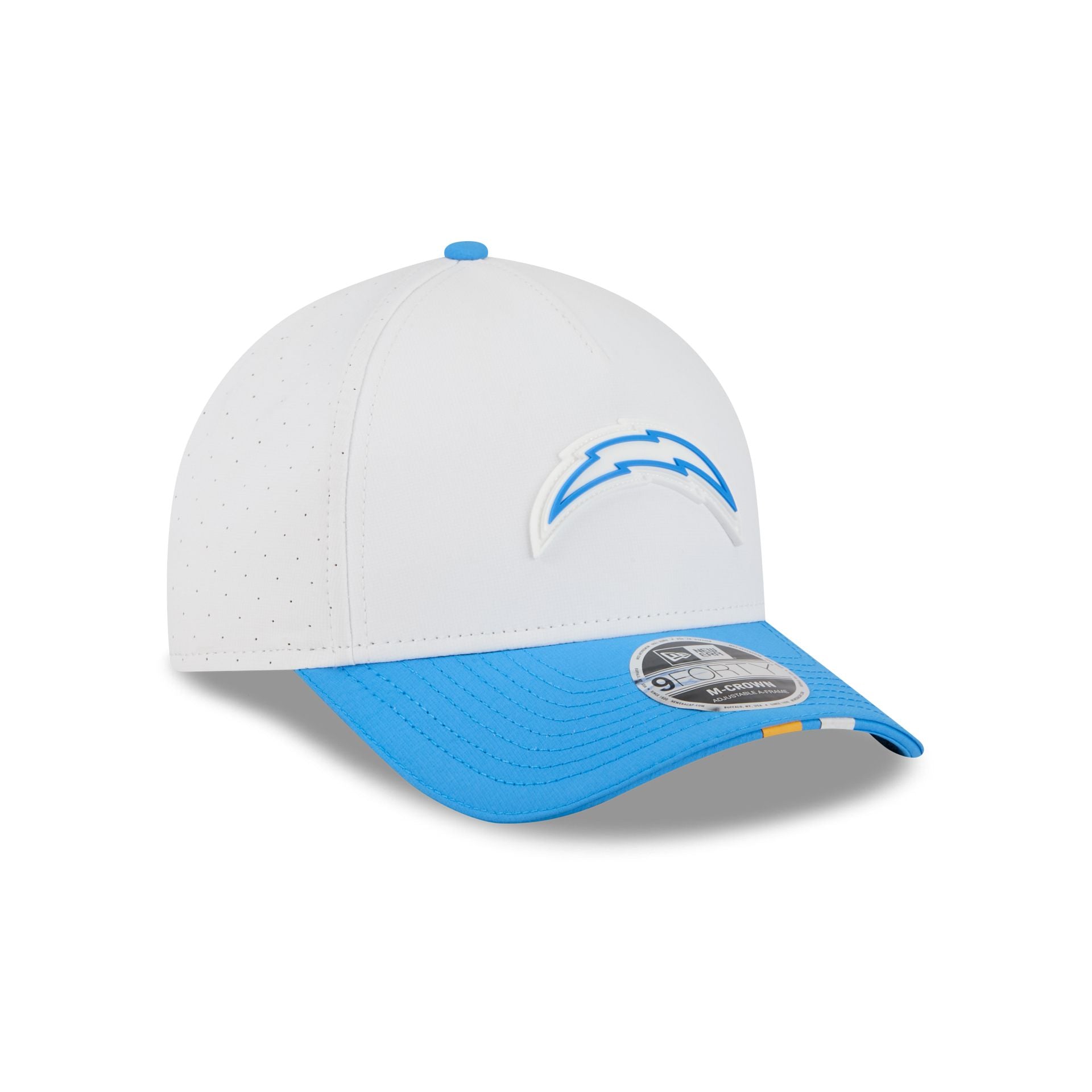 Los Angeles Chargers 2025 Training 9FORTY M-Crown A-Frame Snapback Hat - Image 3