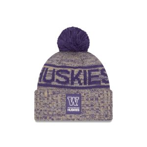 Washington Huskies Cold Weather Pom Knit Hat