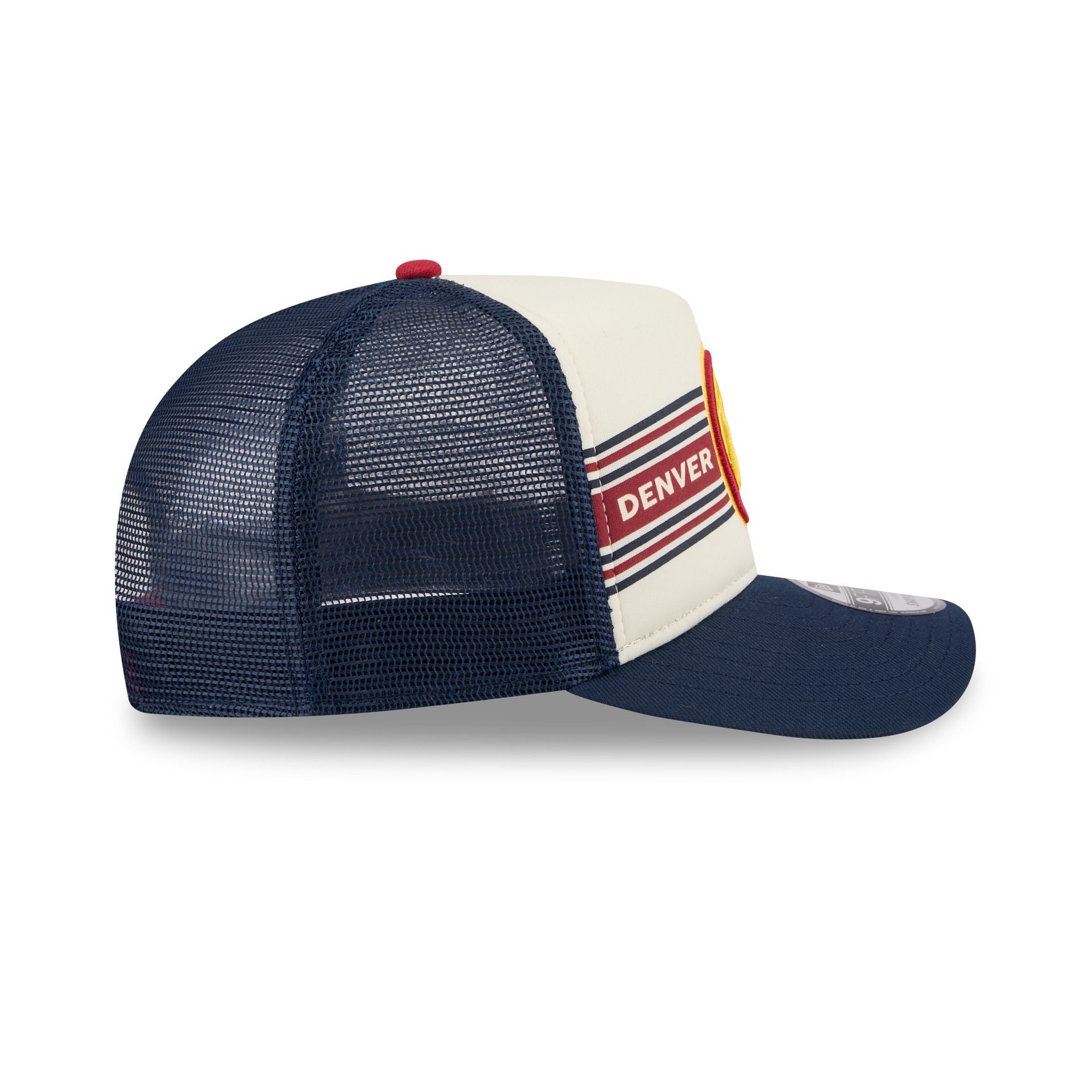 Denver Nuggets Banner 9FIFTY A-Frame Trucker Hat - Image 5