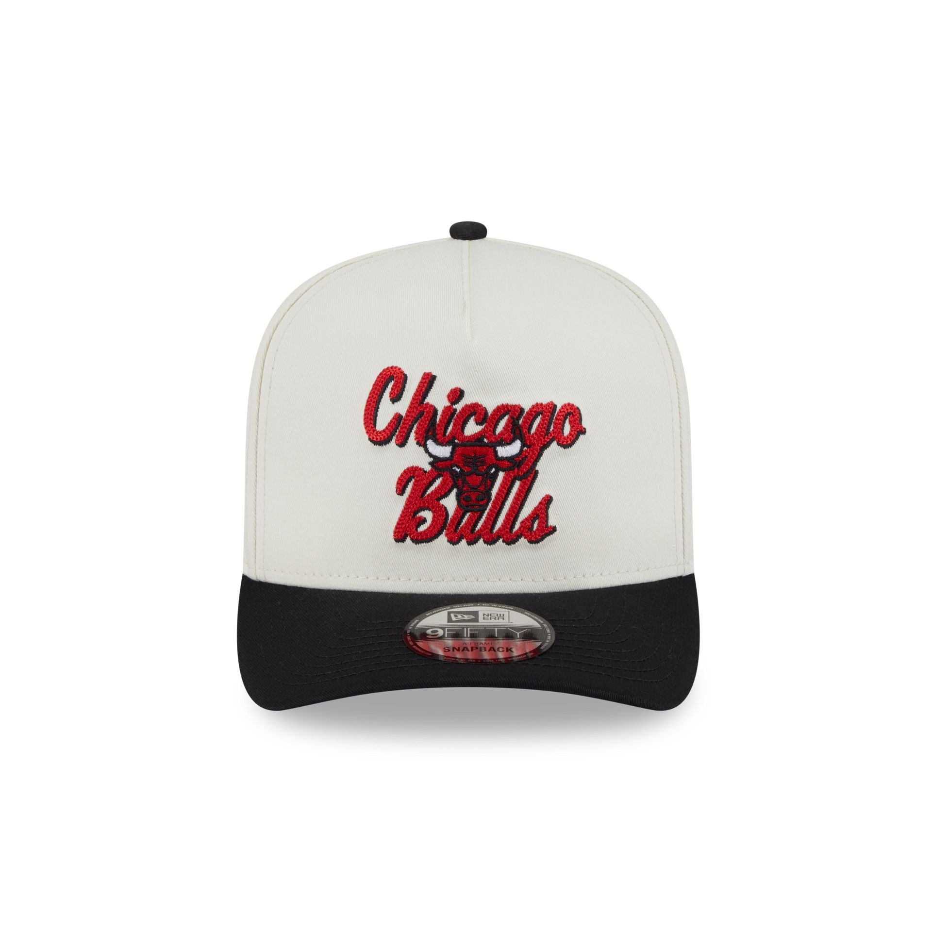 Chicago Bulls Chainstitch 9FIFTY A-Frame Snapback Hat - Image 2