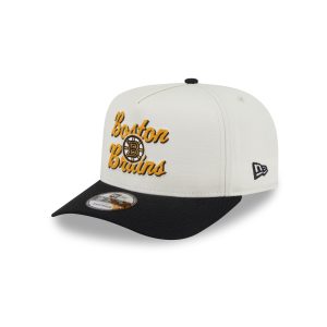 Boston Bruins Chainstitch 9FIFTY A-Frame Snapback Hat