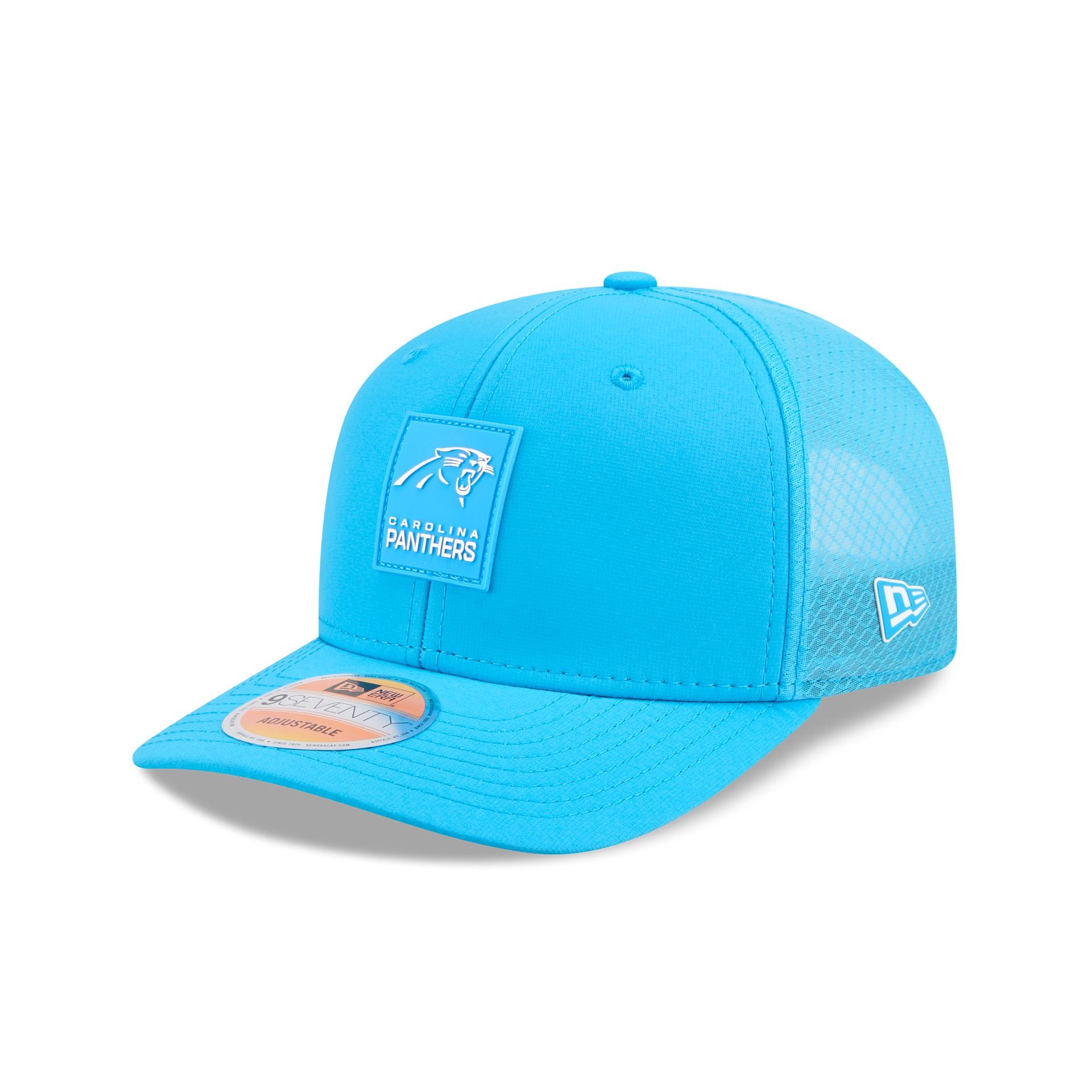 Carolina Panthers 2025 Sideline Hot Weather 9SEVENTY Trucker Hat
