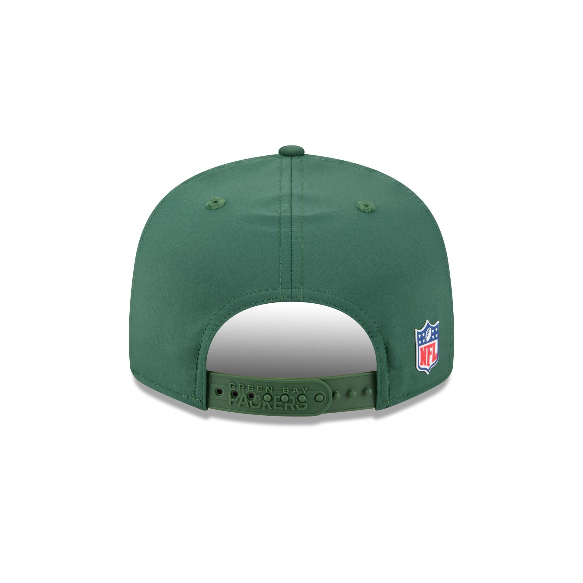 Green Bay Packers 2025 Sideline Hot Weather Split Panel 9FIFTY Snapback Hat - Image 6