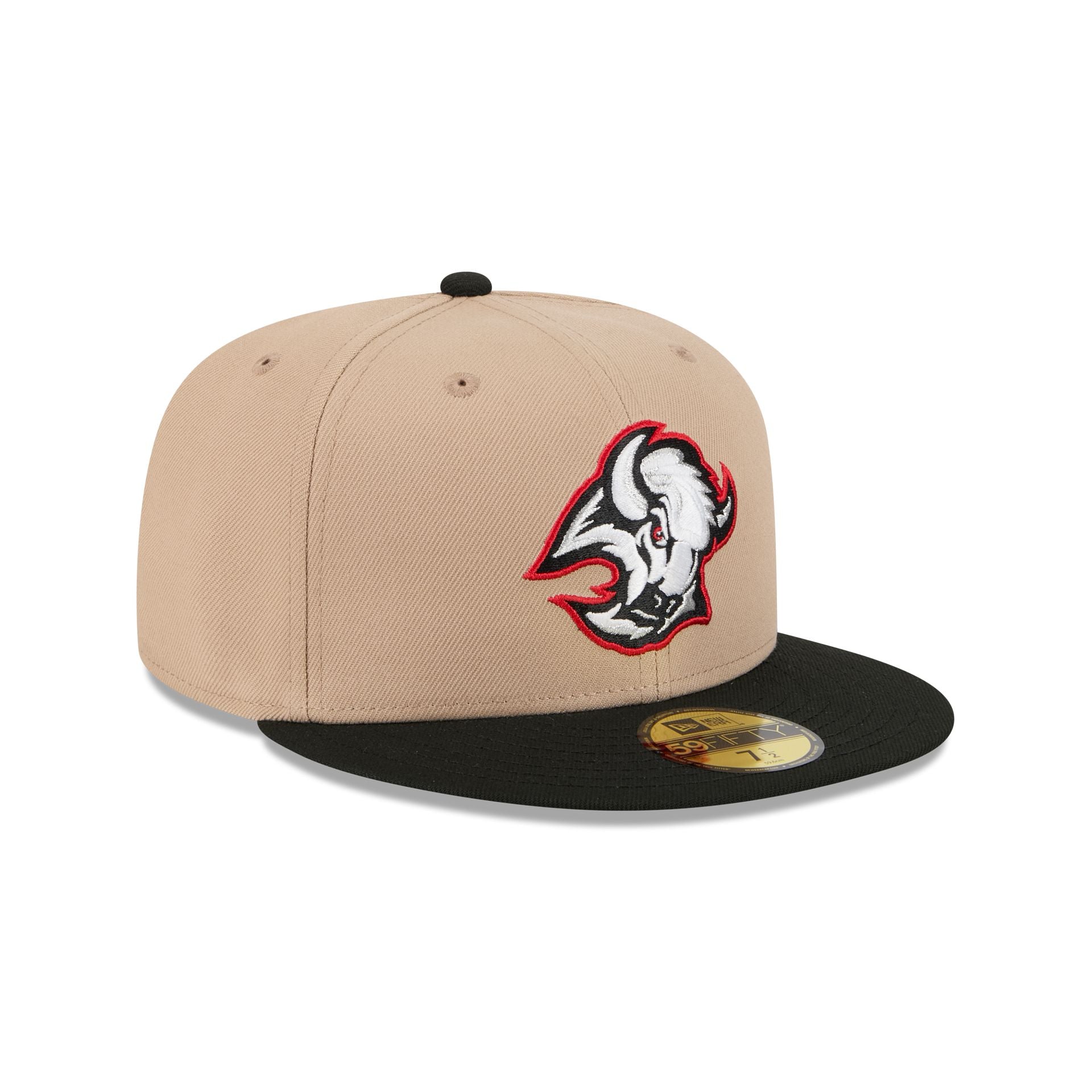 Buffalo Sabres Camel Alt 59FIFTY Fitted Hat - Image 3