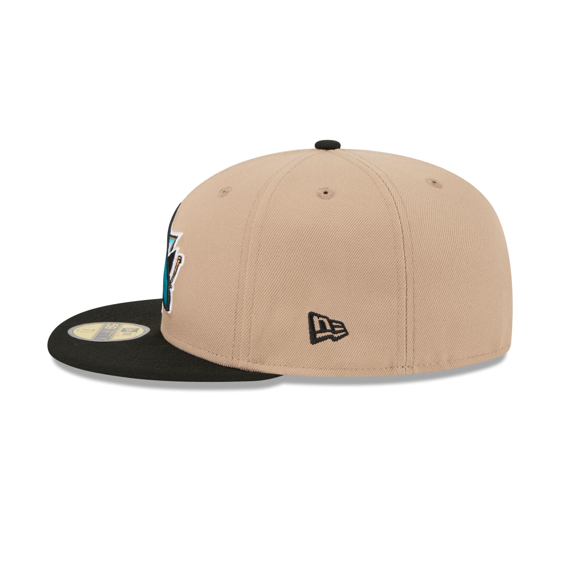 San Jose Sharks Camel 59FIFTY Fitted Hat - Image 4