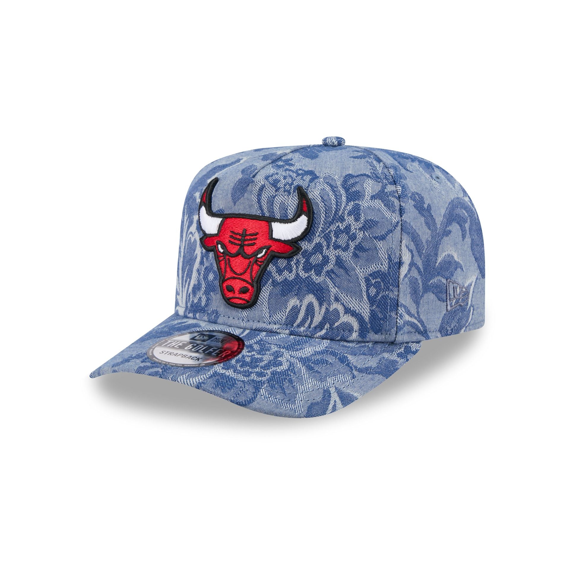 Chicago Bulls Denim Jacquard Golfer Hat - Image 3