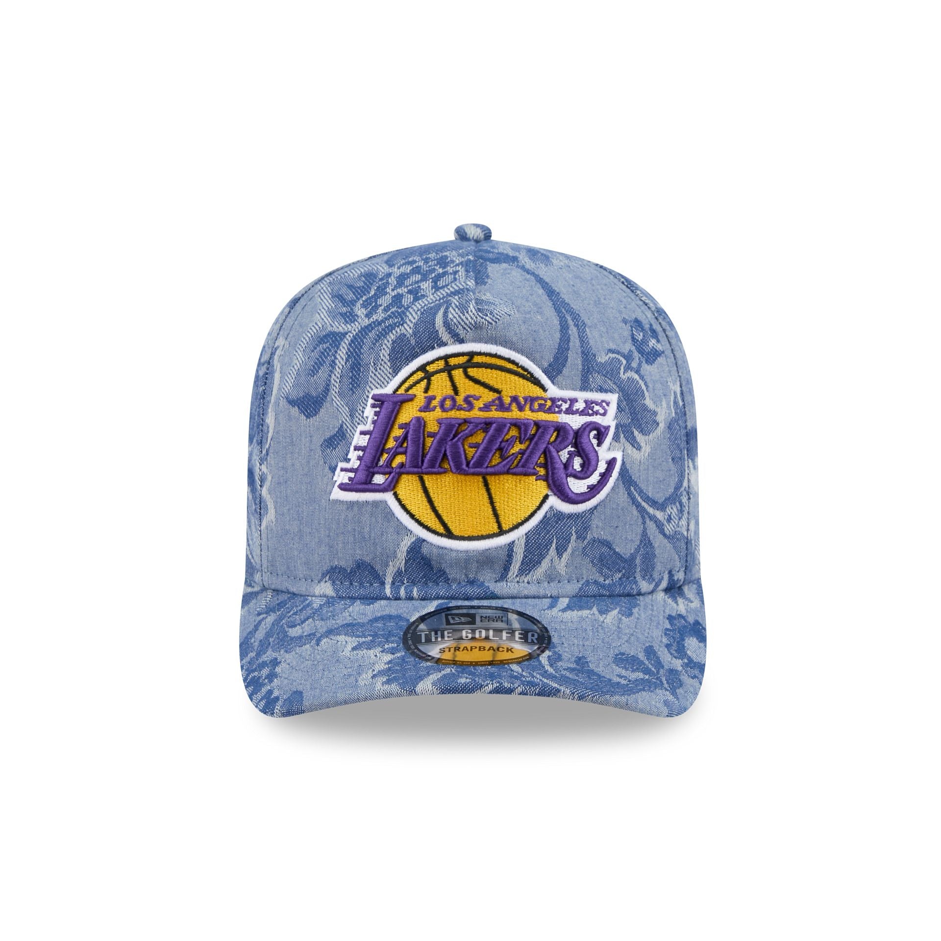 Los Angeles Lakers Denim Jacquard Golfer Hat - Image 2