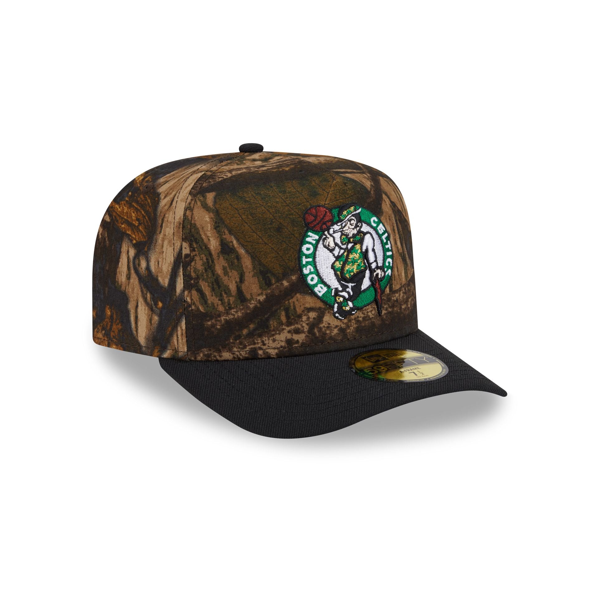 Boston Celtics Ripstop Camo 59FIFTY A-Frame Fitted Hat - Image 3