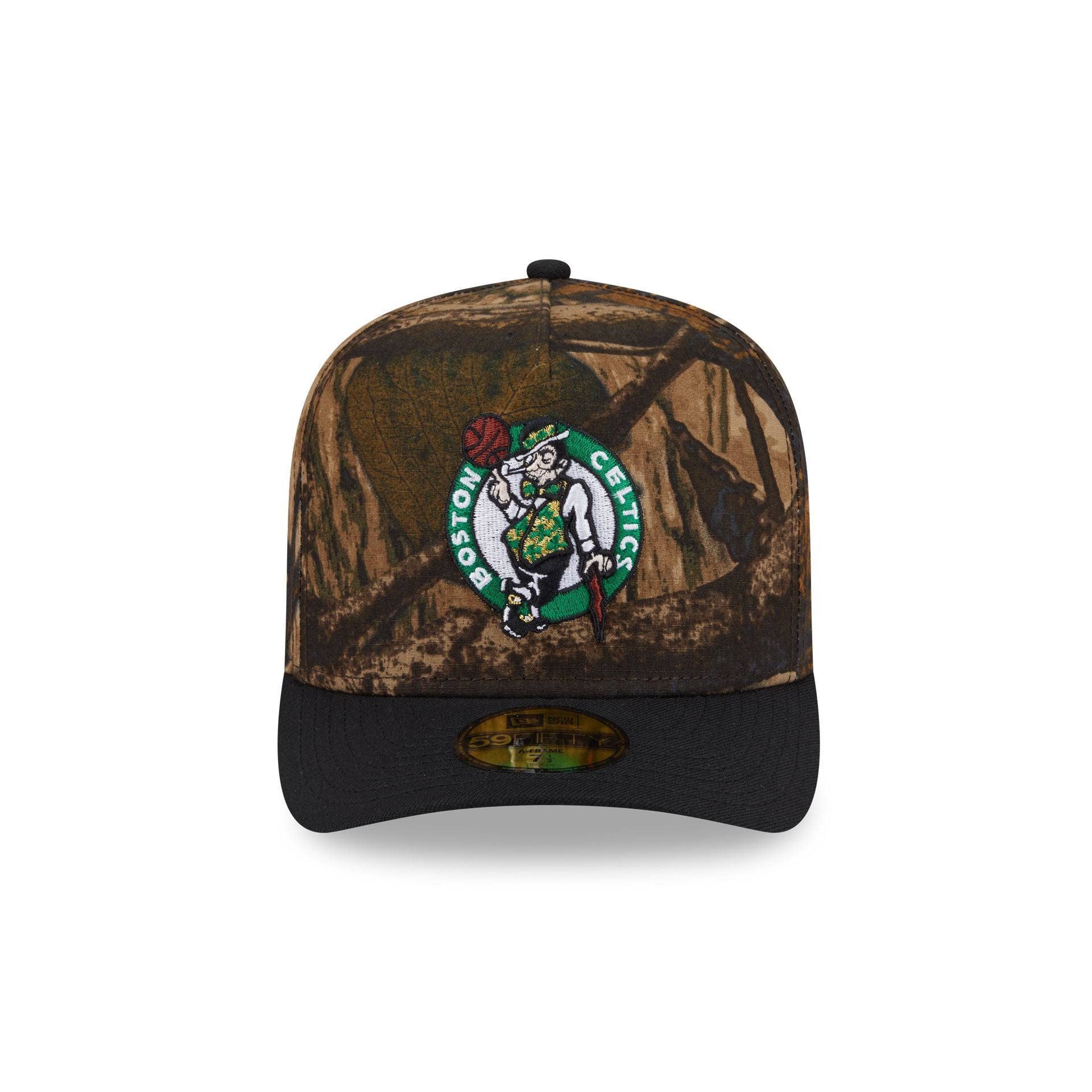 Boston Celtics Ripstop Camo 59FIFTY A-Frame Fitted Hat - Image 2