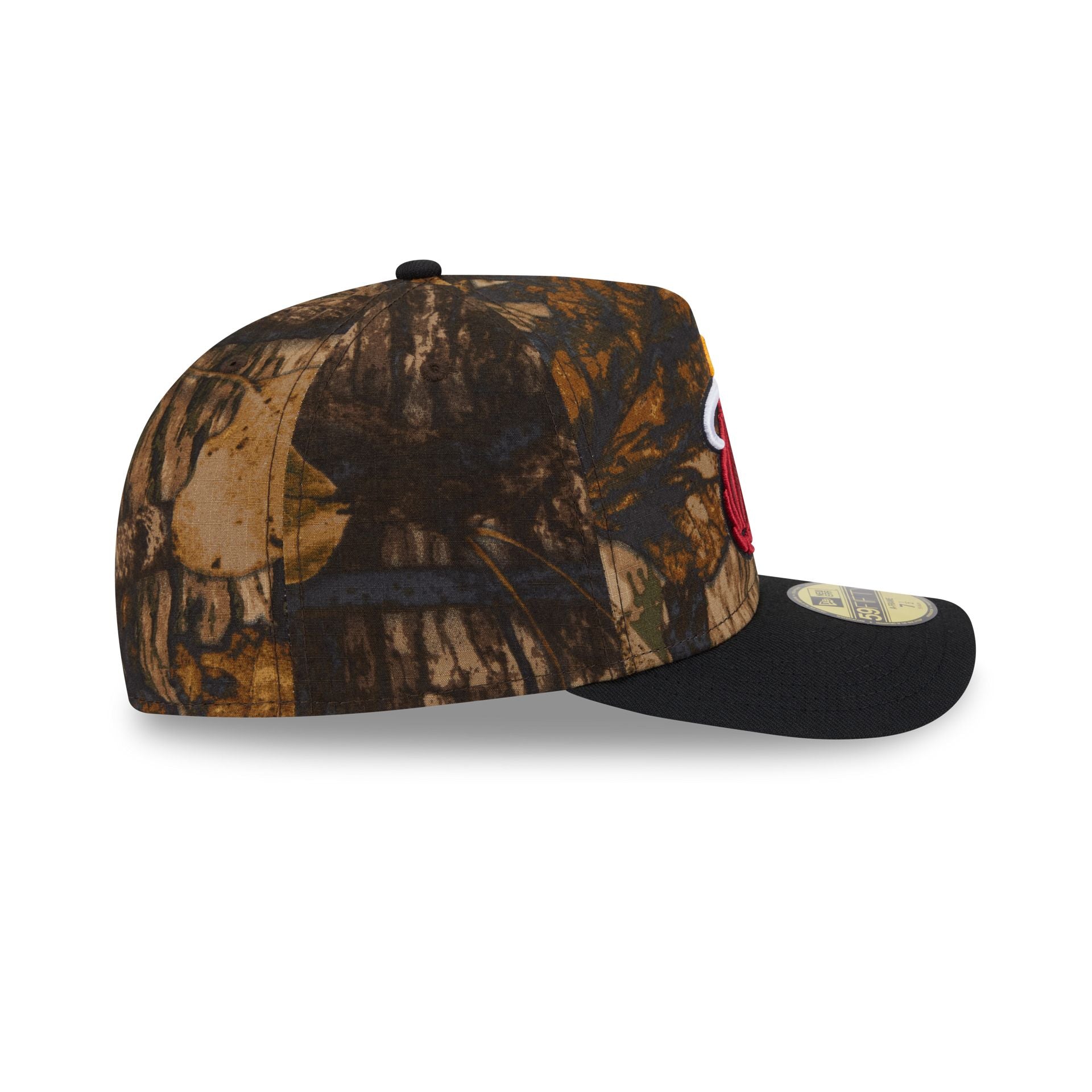 Miami Heat Ripstop Camo 59FIFTY A-Frame Fitted Hat - Image 5
