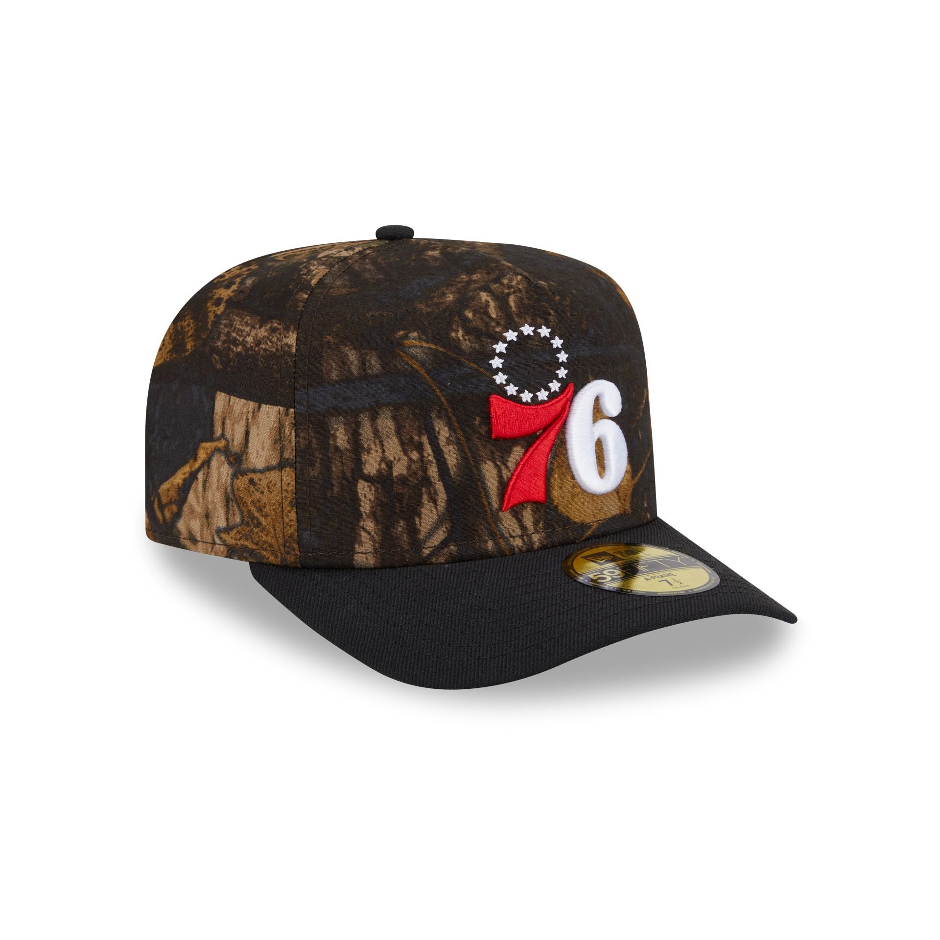 Philadelphia 76ers Ripstop Camo 59FIFTY A-Frame Fitted Hat - Image 3
