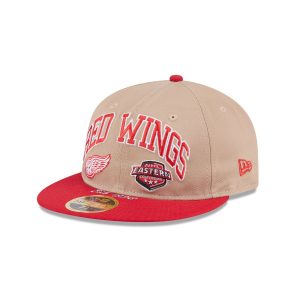 Detroit Red Wings Camel Retro Crown 59FIFTY Fitted Hat
