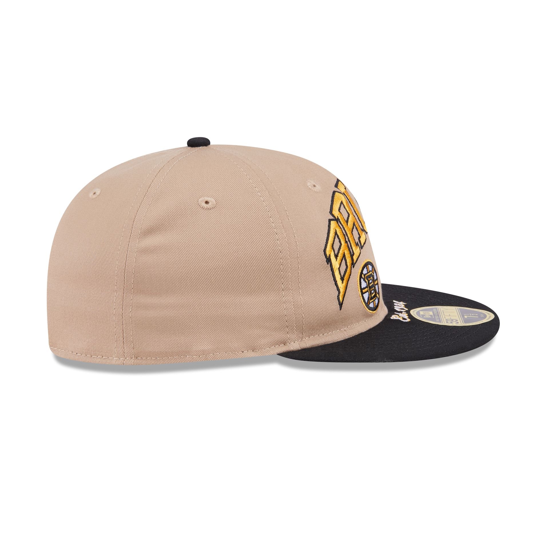 Boston Bruins Camel Retro Crown 59FIFTY Fitted Hat - Image 5