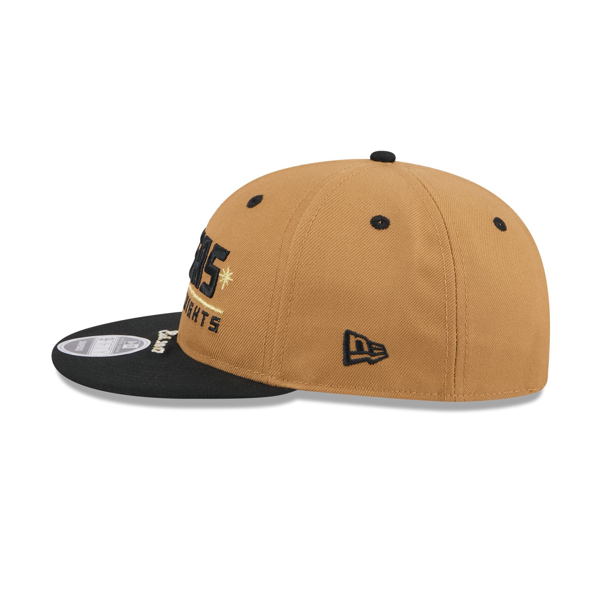 Vegas Golden Knights Wheat Retro Crown 9FIFTY Snapback Hat - Image 4