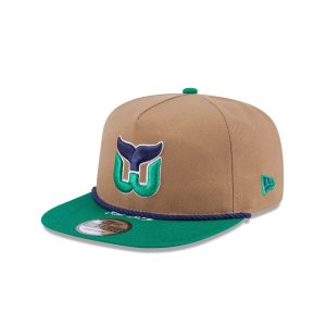 Hartford Whalers Khaki Rope Golfer Hat