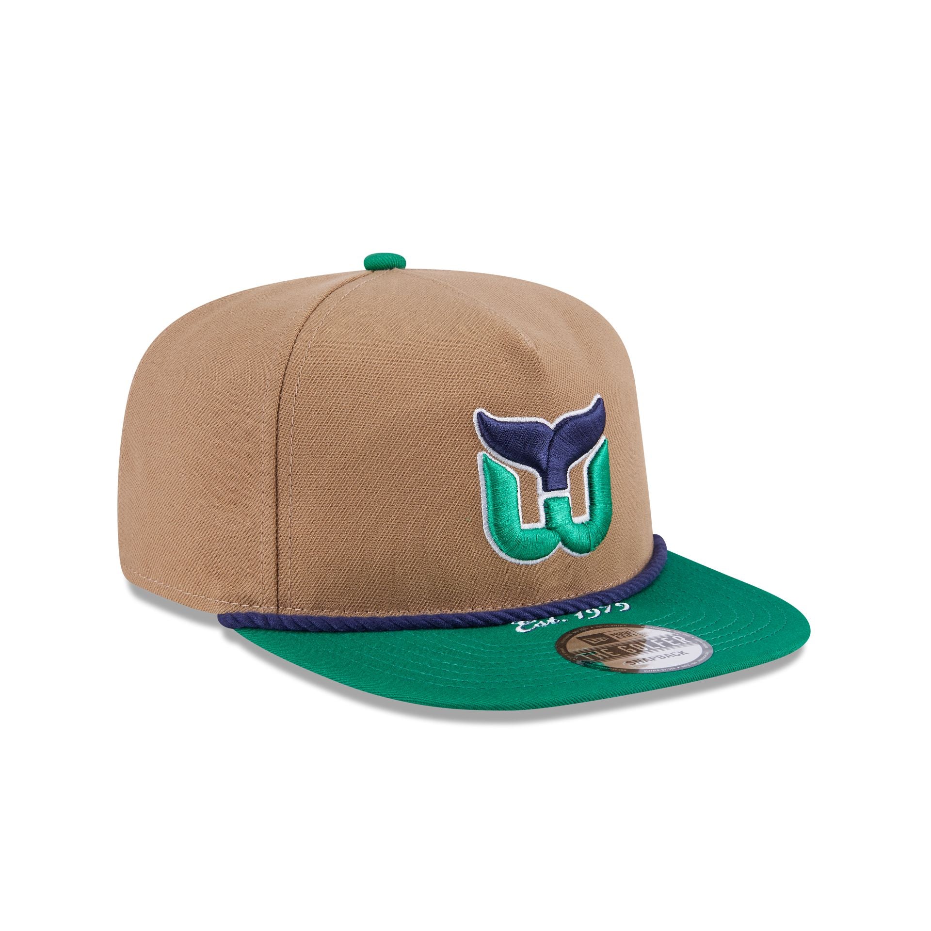 Hartford Whalers Khaki Rope Golfer Hat - Image 3