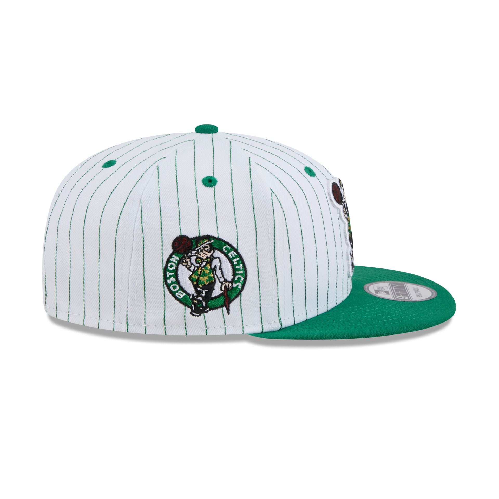 Boston Celtics Deceptor Pinstripe 9FIFTY Snapback Hat - Image 4