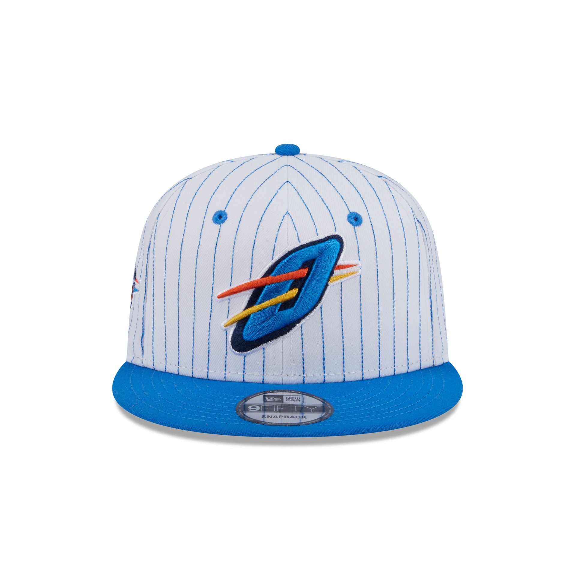 Oklahoma City Thunder Deceptor Pinstripe 9FIFTY Snapback Hat - Image 2