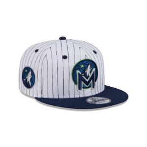 Minnesota Timberwolves Deceptor Pinstripe 9FIFTY Snapback Hat