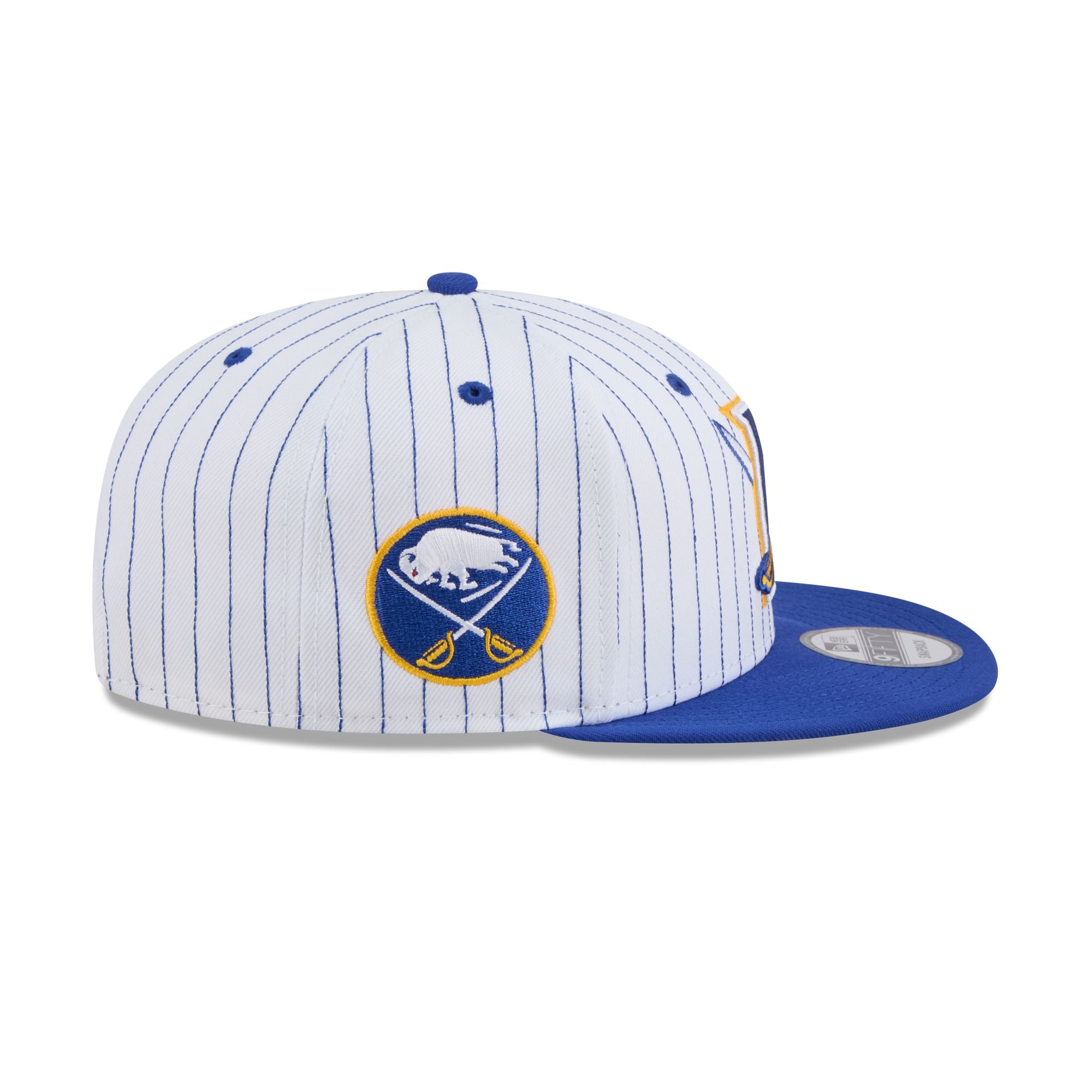 Buffalo Sabres Deceptor Pinstripe 9FIFTY Snapback Hat - Image 4