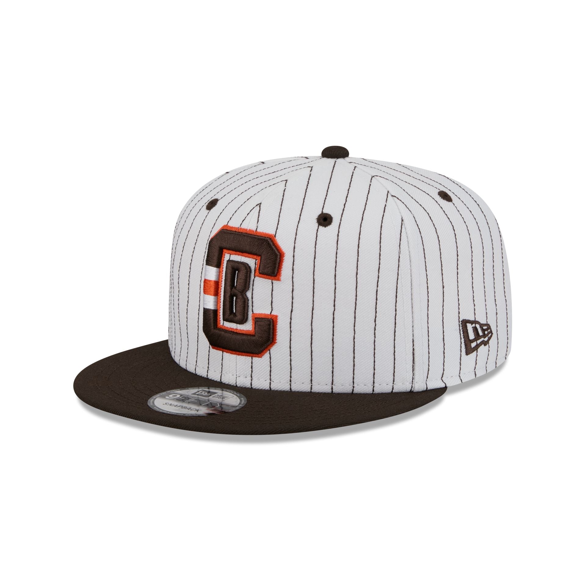 Cleveland Browns Deceptor Pinstripe 9FIFTY Snapback Hat - Image 3