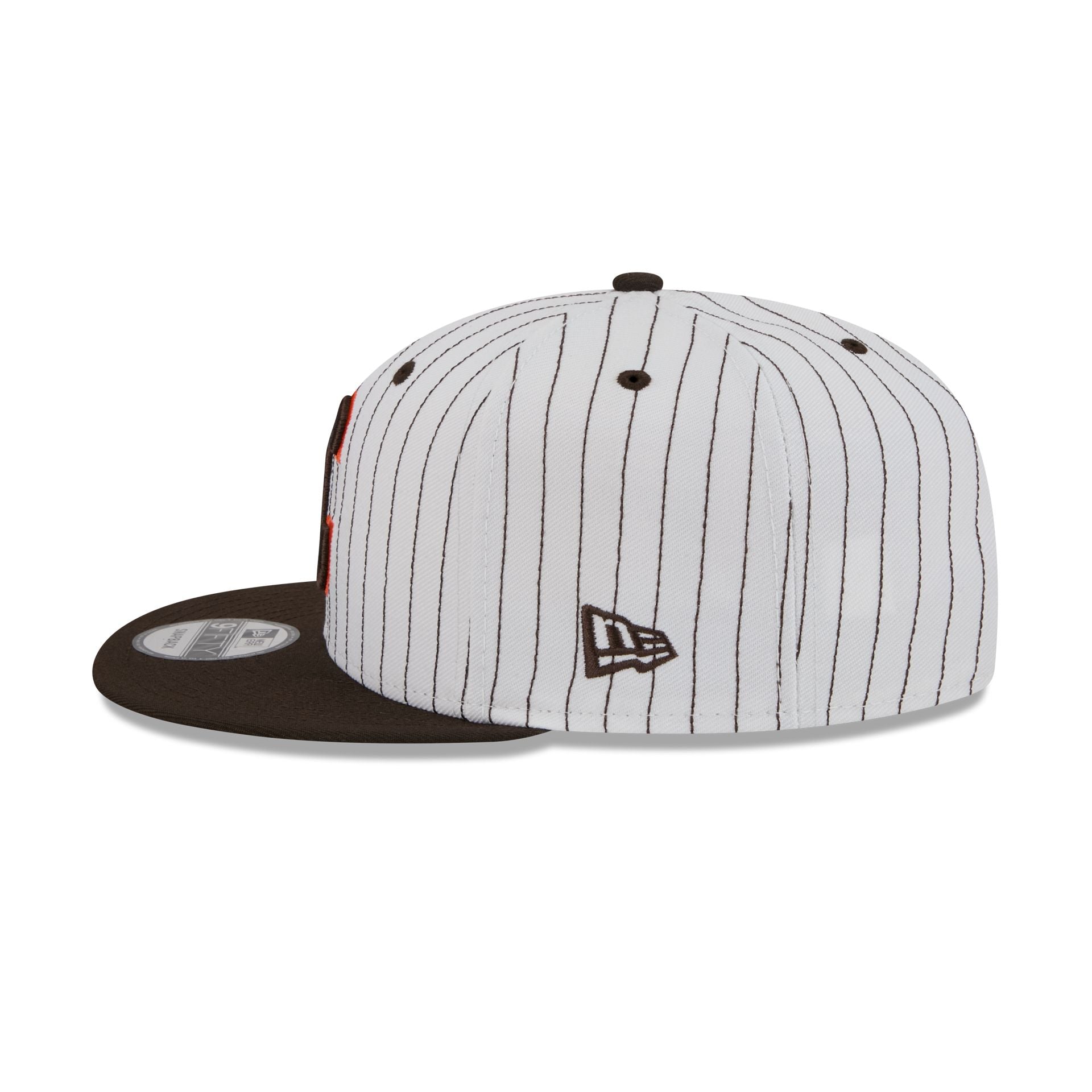 Cleveland Browns Deceptor Pinstripe 9FIFTY Snapback Hat - Image 5