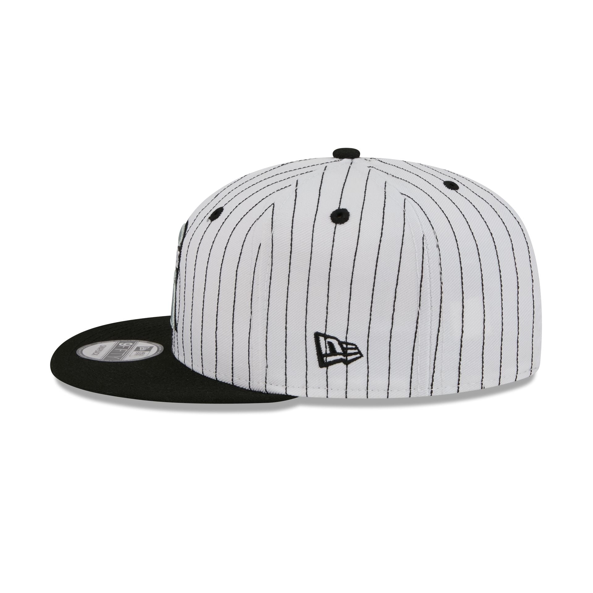 Las Vegas Raiders Deceptor Pinstripe 9FIFTY Snapback Hat - Image 5
