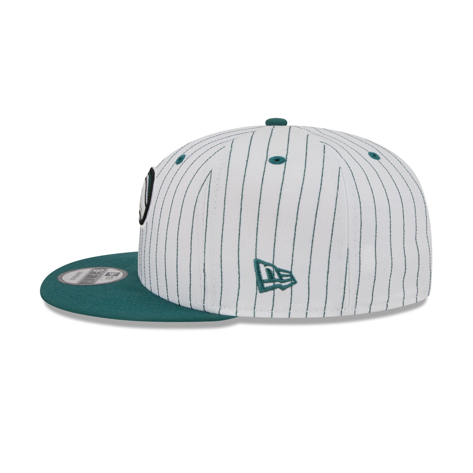 Philadelphia Eagles Deceptor Pinstripe 9FIFTY Snapback Hat - Image 5