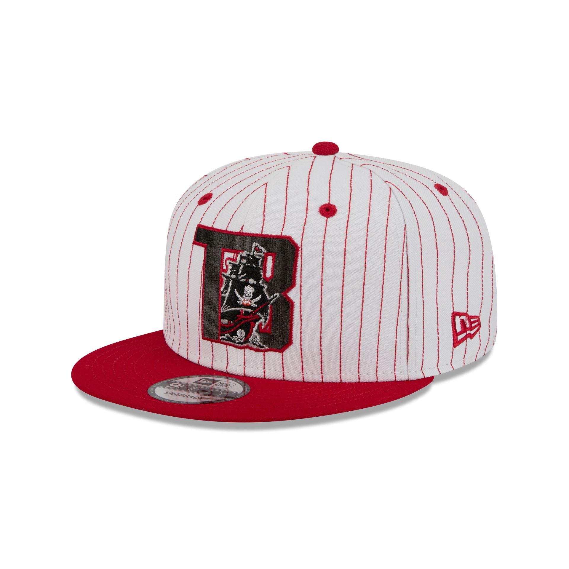 Tampa Bay Buccaneers Deceptor Pinstripe 9FIFTY Snapback Hat - Image 3