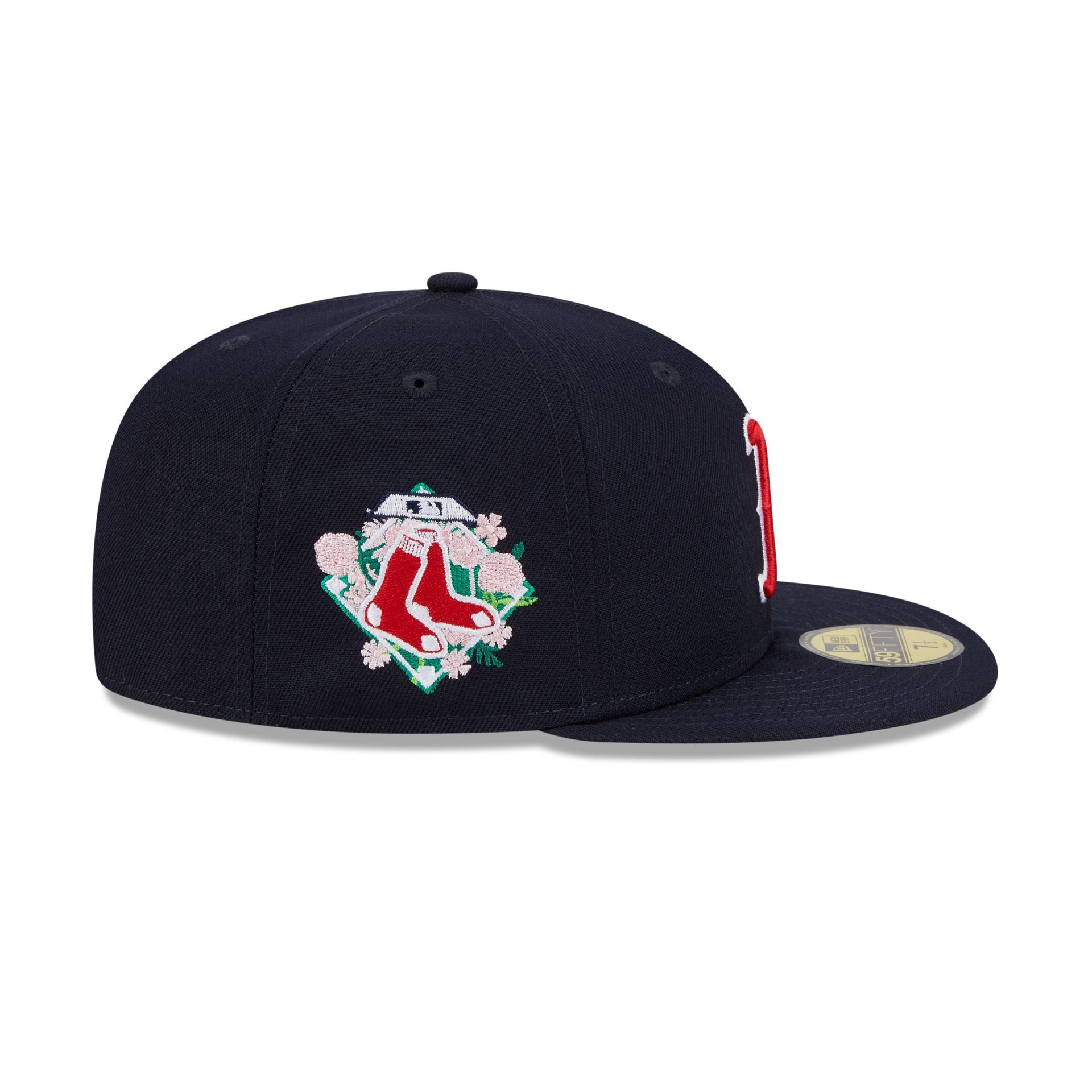 Boston Red Sox Floral Undervisor 59FIFTY Fitted Hat - Image 4