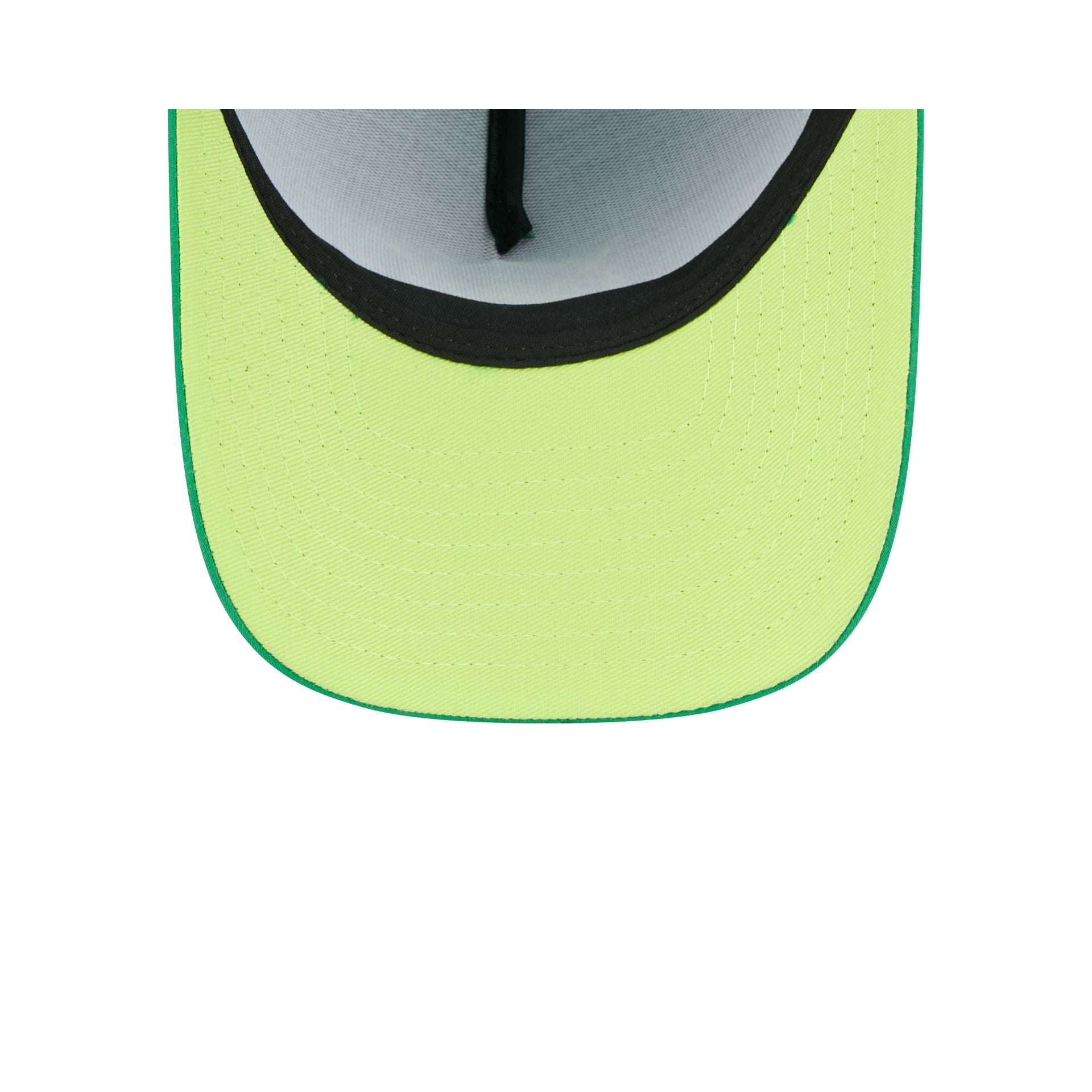 New York Knicks Tee Time 9FORTY M-Crown A-Frame Snapback Hat - Image 7