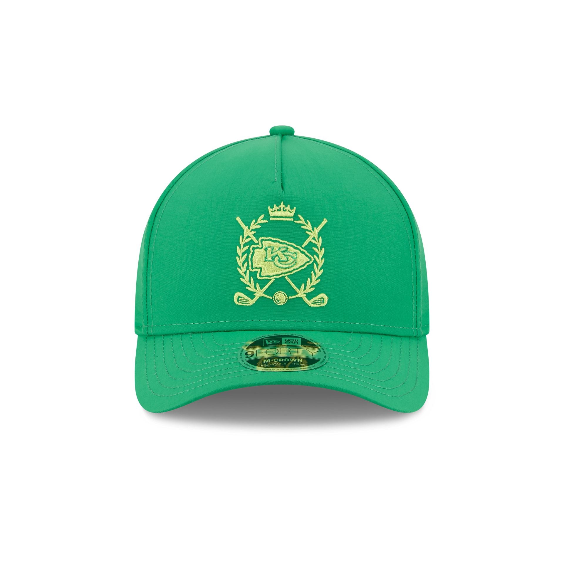 Kansas City Chiefs Tee Time 9FORTY M-Crown A-Frame Snapback Hat - Image 2