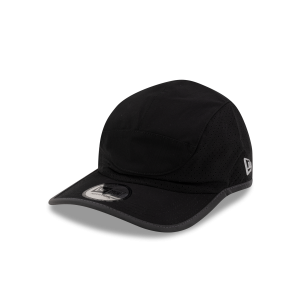New Era Branded Train Performance Black Runner Hat