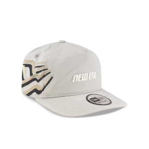 New Era Branded Raised Flag Mirage Gray Golfer Hat