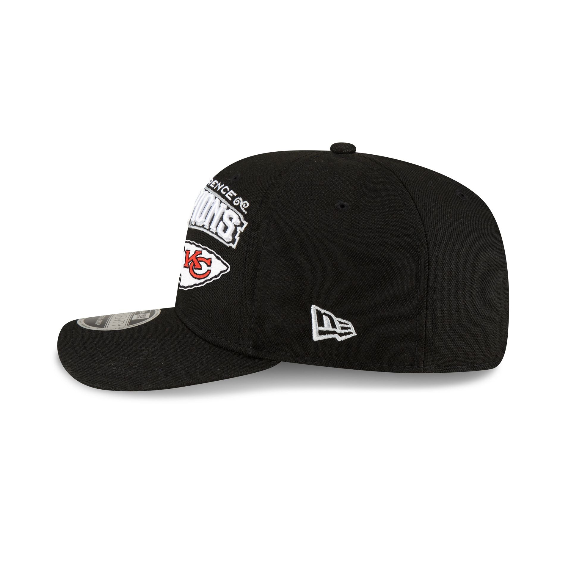 Kansas City Chiefs 2024 Conference Champions Locker Room 9SEVENTY Stretch-Snap Hat - Image 5
