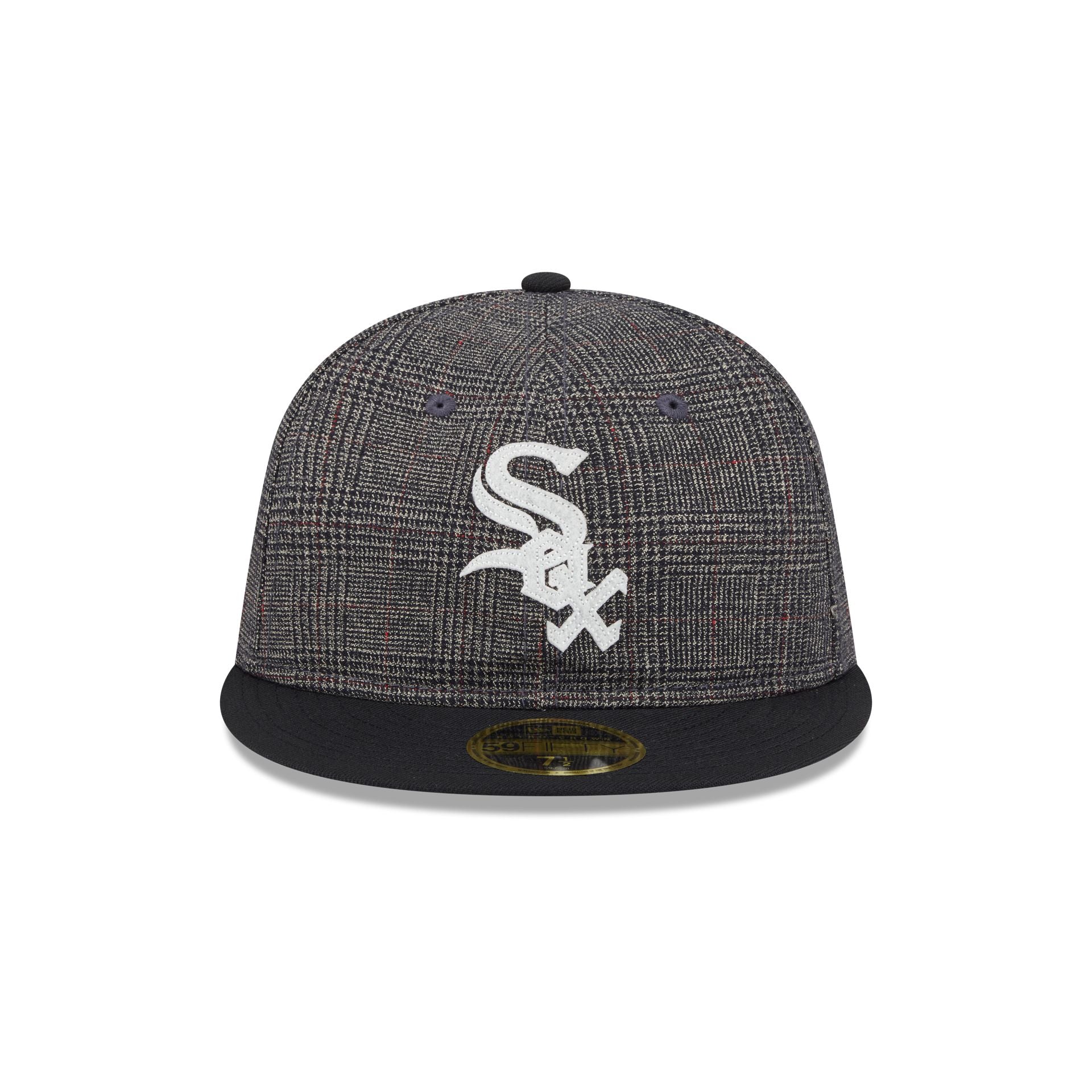 Chicago White Sox Plaid Retro Crown 59FIFTY Fitted Hat - Image 2