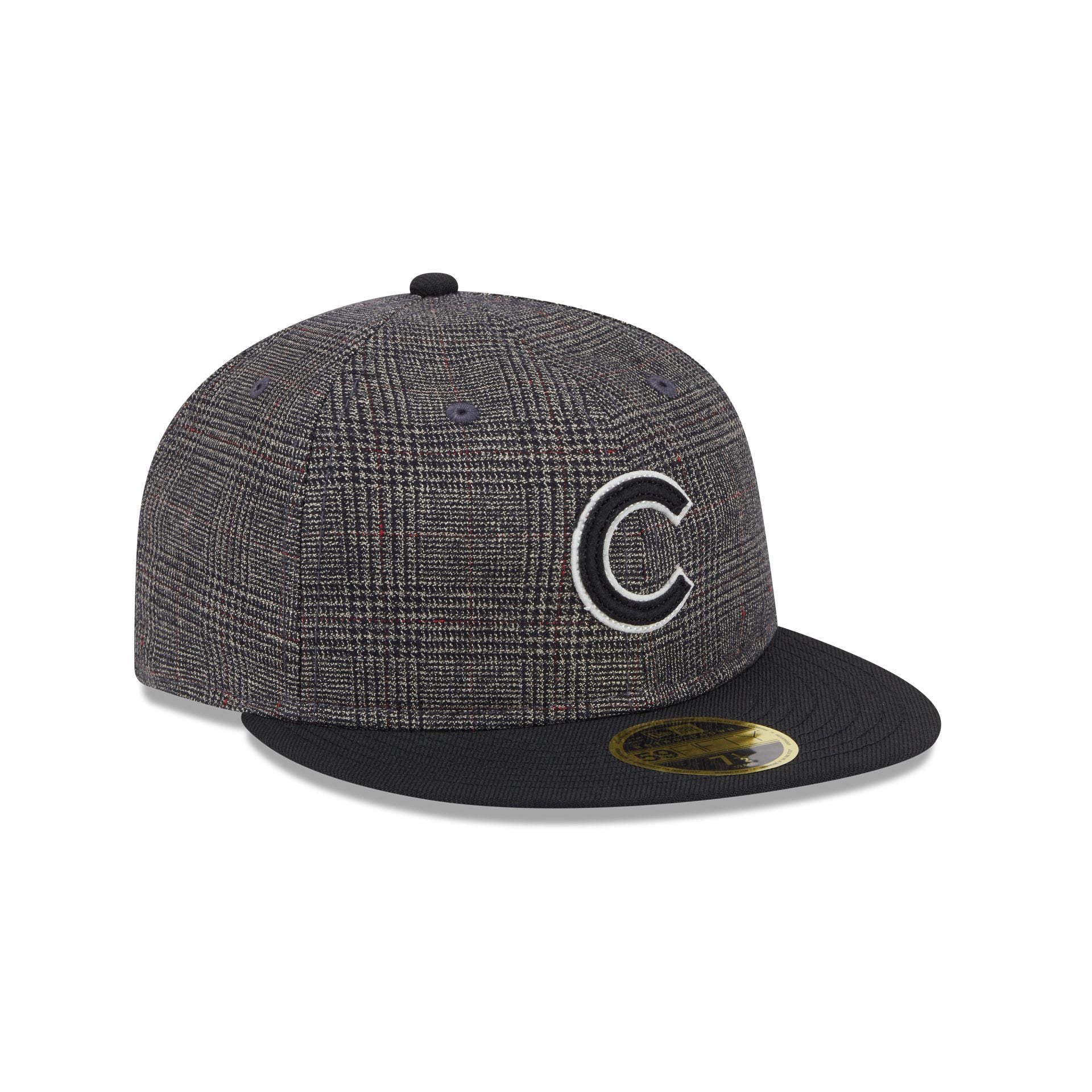 Chicago Cubs Plaid Retro Crown 59FIFTY Fitted Hat - Image 3