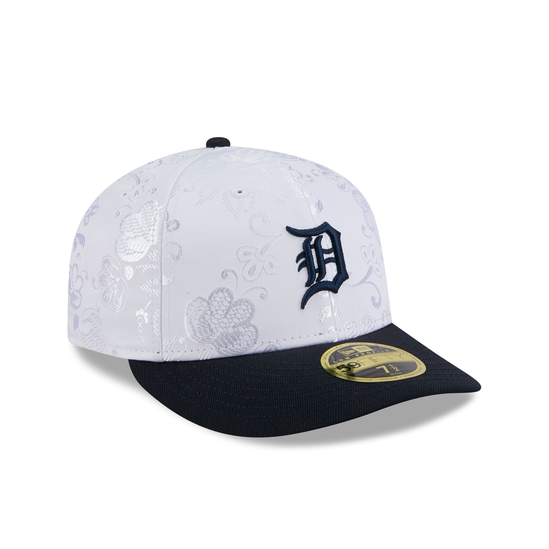 Detroit Tigers Floral Shine Low Profile 59FIFTY Fitted Hat - Image 3