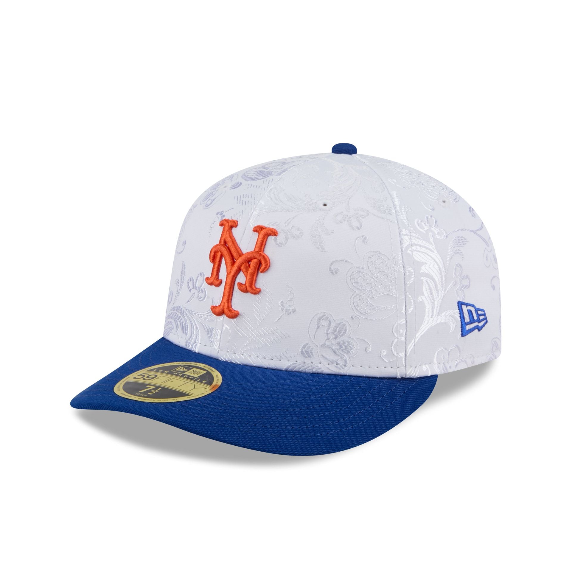 New York Mets Floral Shine Low Profile 59FIFTY Fitted Hat