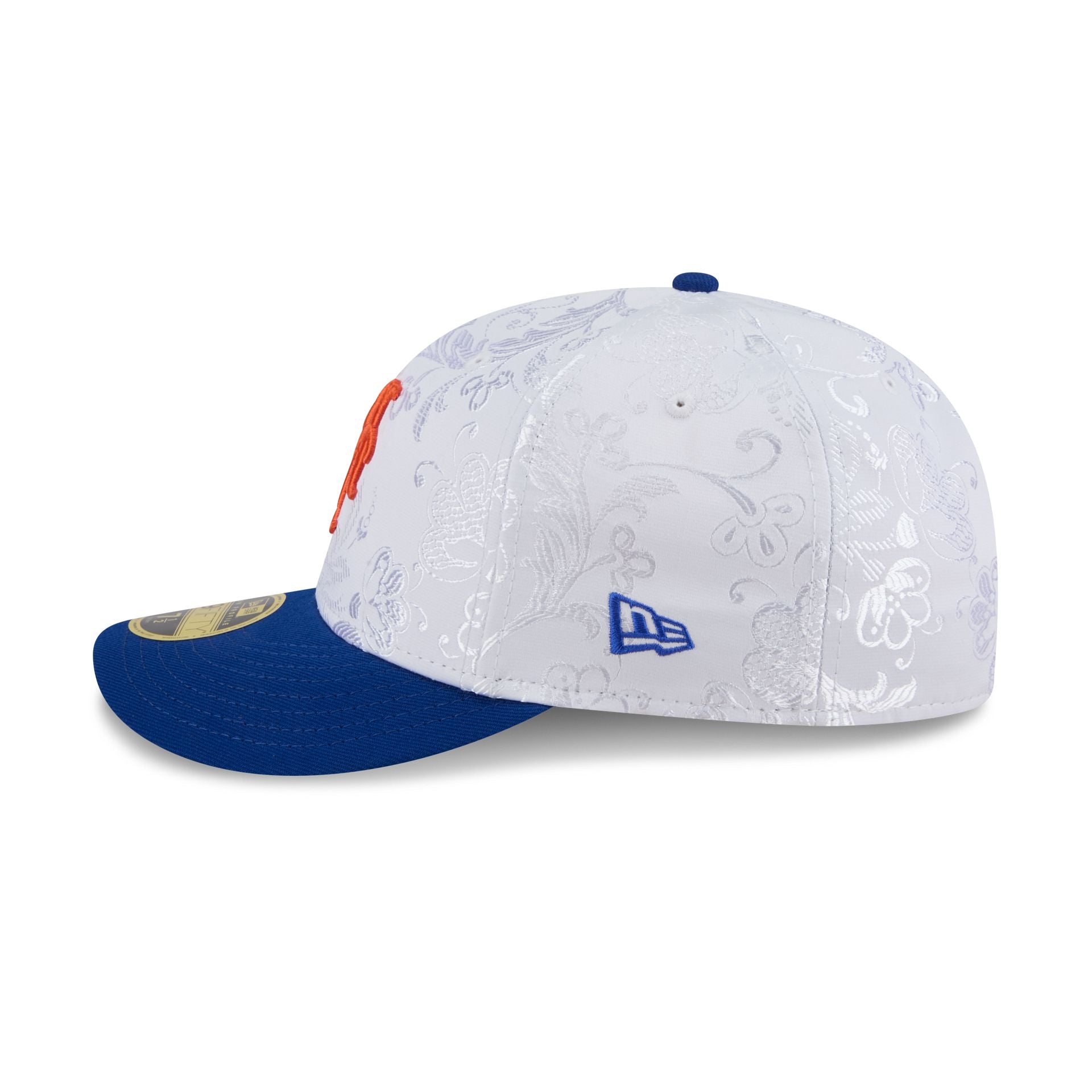 New York Mets Floral Shine Low Profile 59FIFTY Fitted Hat - Image 4