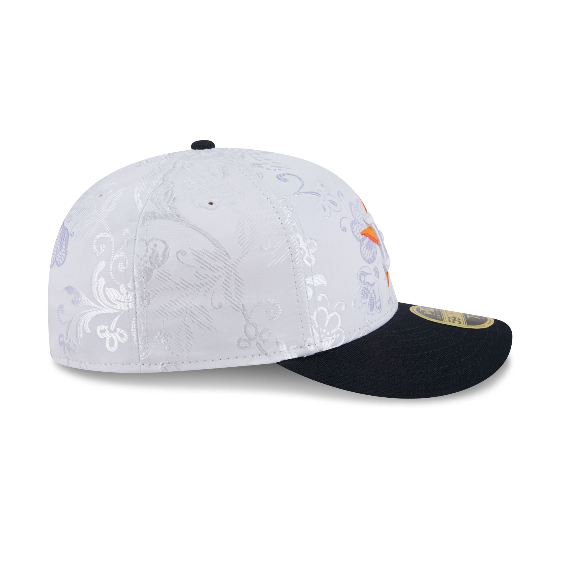 Houston Astros Floral Shine Low Profile 59FIFTY Fitted Hat - Image 5