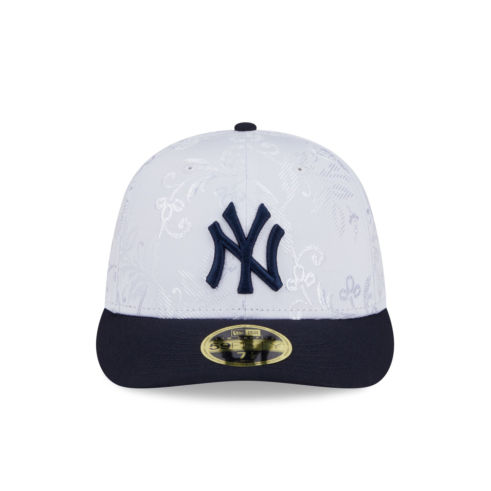 New York Yankees Floral Shine Low Profile 59FIFTY Fitted Hat - Image 2