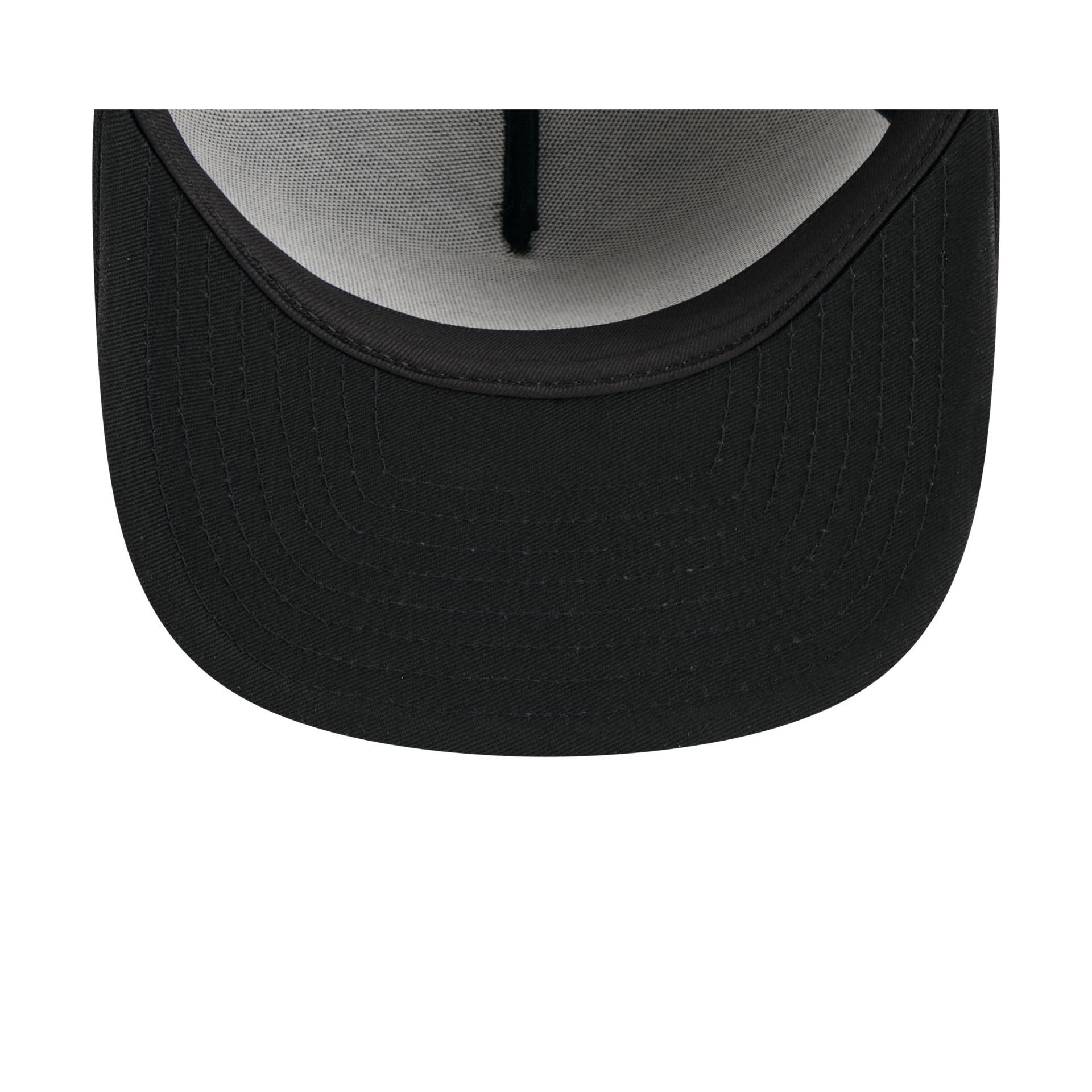 Golden State Warriors Black Mesh 59FIFTY A-Frame Fitted Hat - Image 7